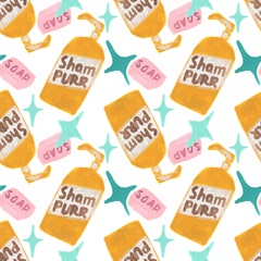 Cute Cat Bath Collection H