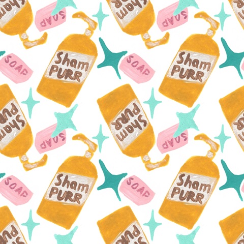 Cute Cat Bath Collection H