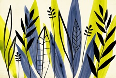 Dancing Leaf Collage Collection A