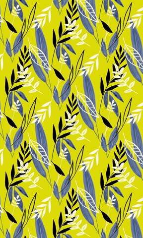 Dancing Leaf Collage Collection E