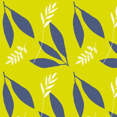 Dancing Leaf Collage Collection I