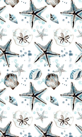 Cerulean Seashells Collection E