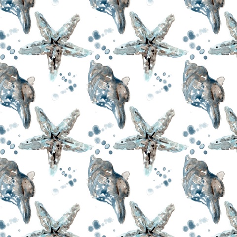 Cerulean Seashells Collection H