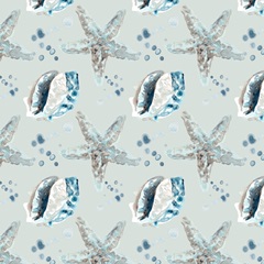 Coastal Christmas Shell Collection I