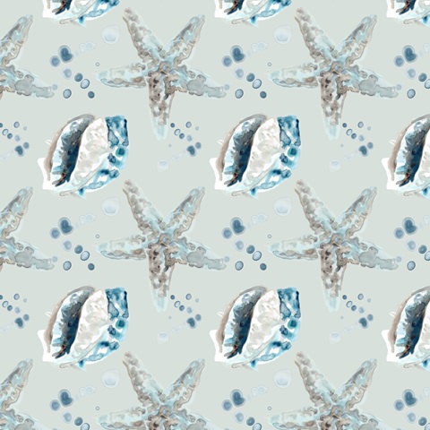 Coastal Christmas Shell Collection I