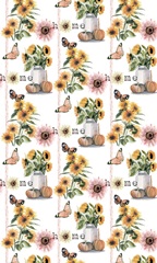 Autumn Sunflowers Collection E