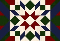 Christmas Barn Quilt Collection A