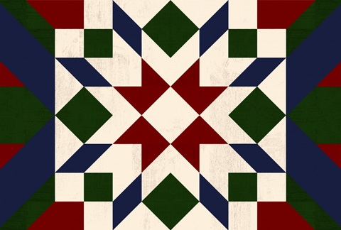 Christmas Barn Quilt Collection A