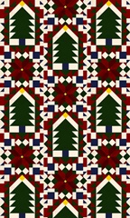 Christmas Barn Quilt Collection E