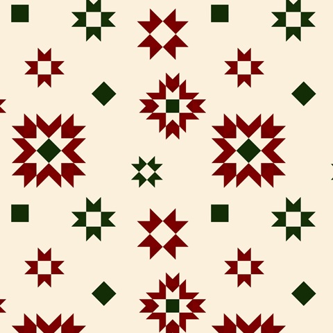 Christmas Barn Quilt Collection H