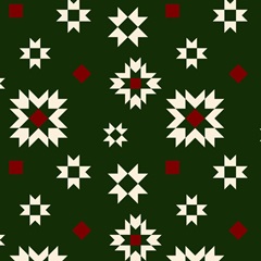 Christmas Barn Quilt Collection I