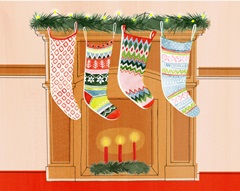 Christmas Stockings Collection A