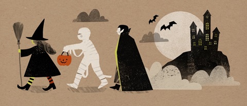 Graphic Halloween Collection D