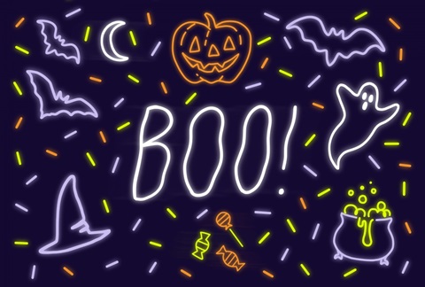 Neon Halloween Collection A