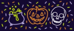 Neon Halloween Collection D