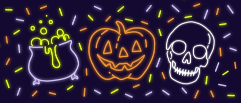 Neon Halloween Collection D
