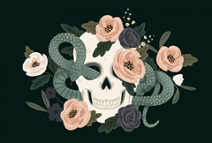 Skull & Snake Collection A