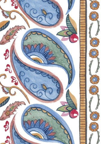 Paisley Doodle Collection B