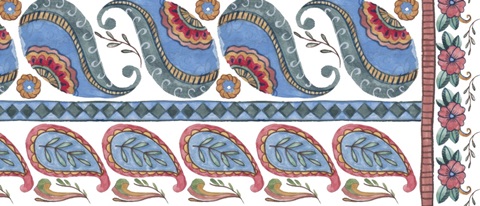 Paisley Doodle Collection D