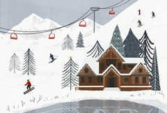Ski Slope Collection A