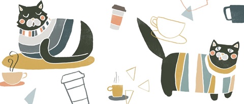 Coffee Cats Collection D