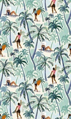 Palm Tree Paradise Collection E
