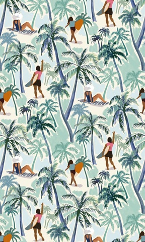 Palm Tree Paradise Collection E