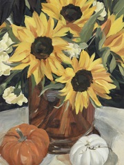 Sunflower Vase I