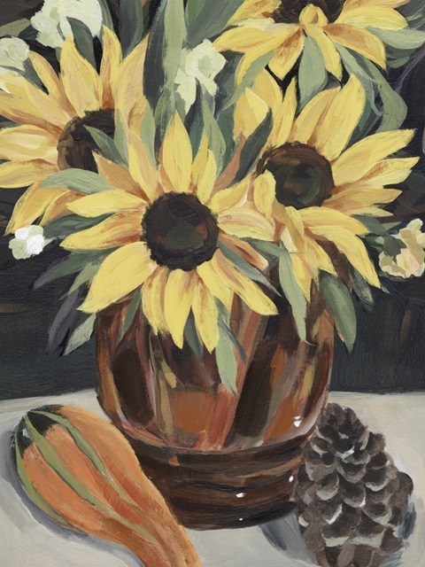 Sunflower Vase II