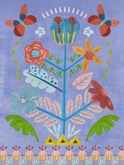 Embroidered Garden I