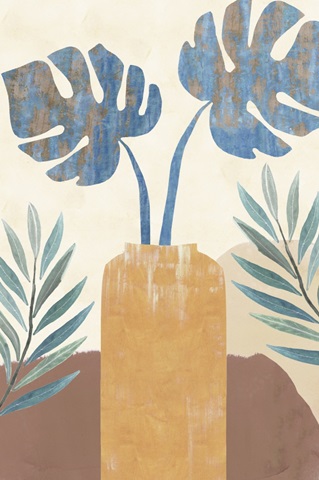 Indigo Yellow Still Life II