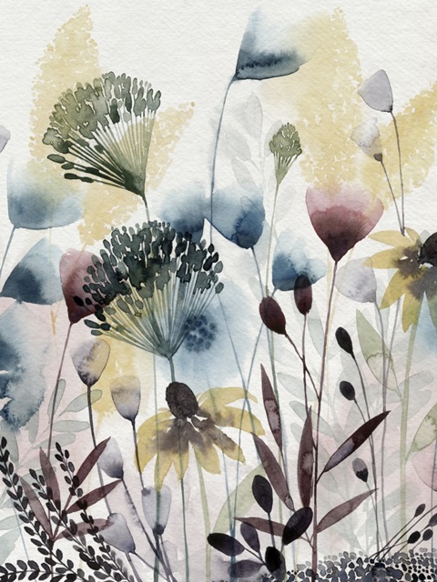 Watercolor Wildflower I