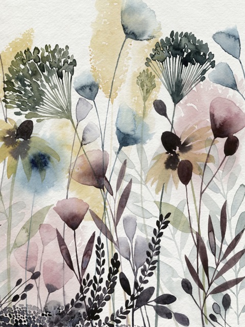 Watercolor Wildflower II