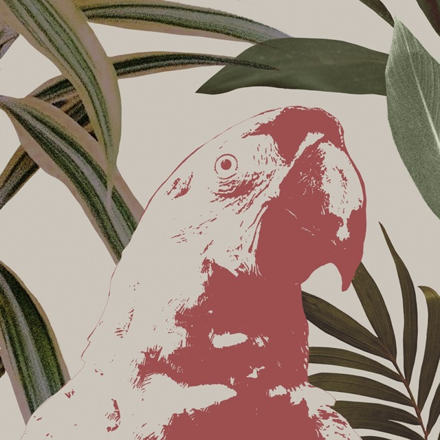 Graphic Tropical Bird IV