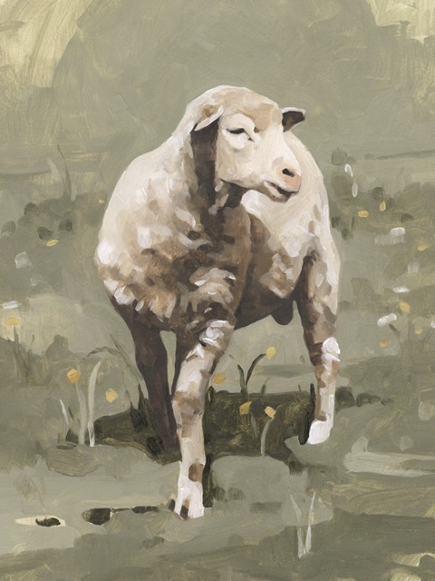 Spring Sheep I