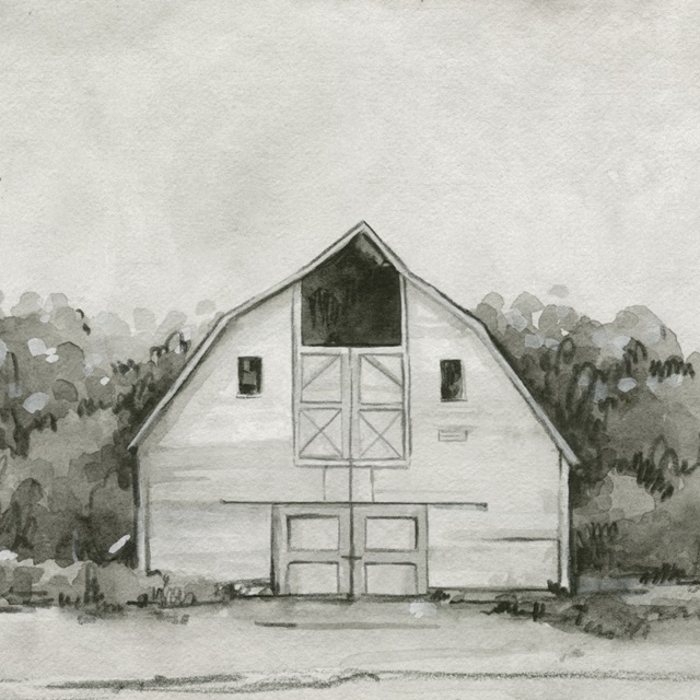 Solemn Barn Sketch III