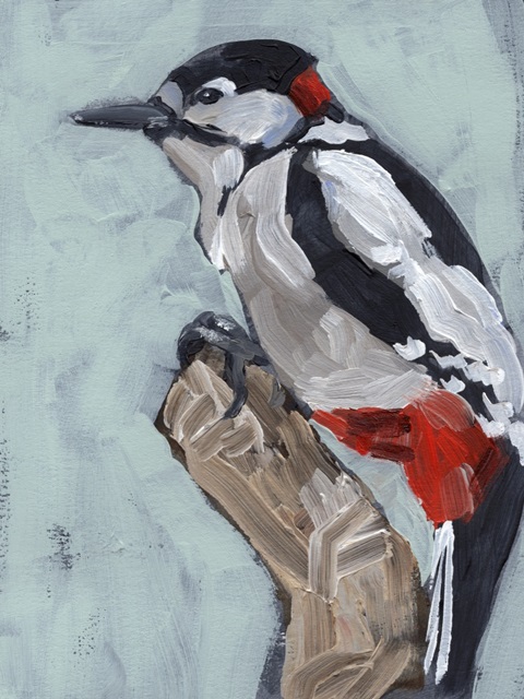 Woodpecker Paintstrokes I