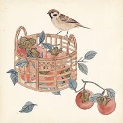 Basket with Fruit IV