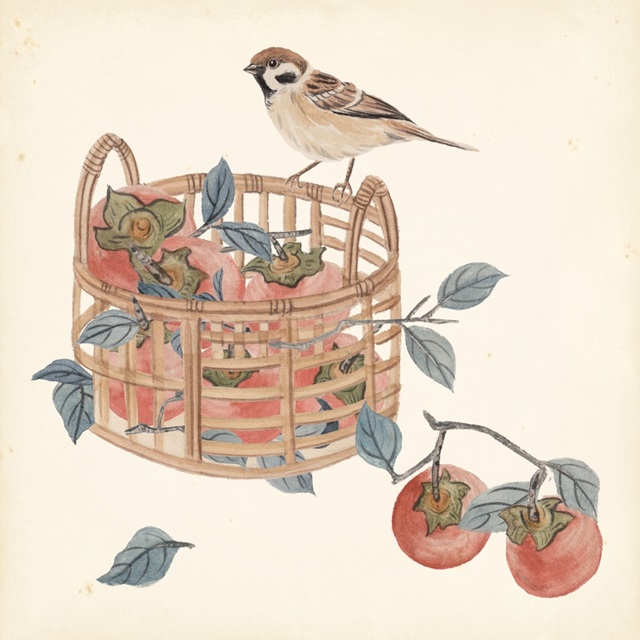 Basket with Fruit IV