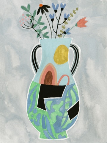 Collage Vase I