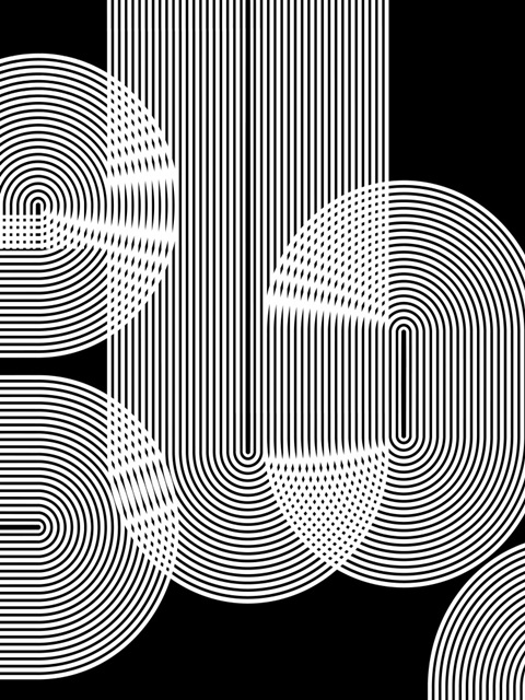 Graphic Black Shapes II