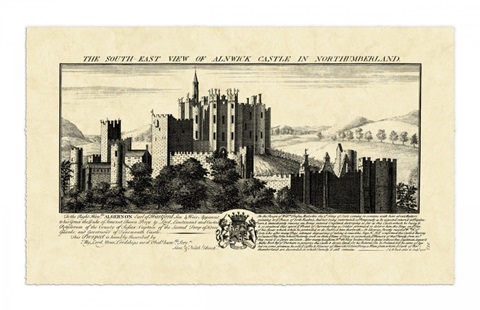 Vintage Alnwick Castle