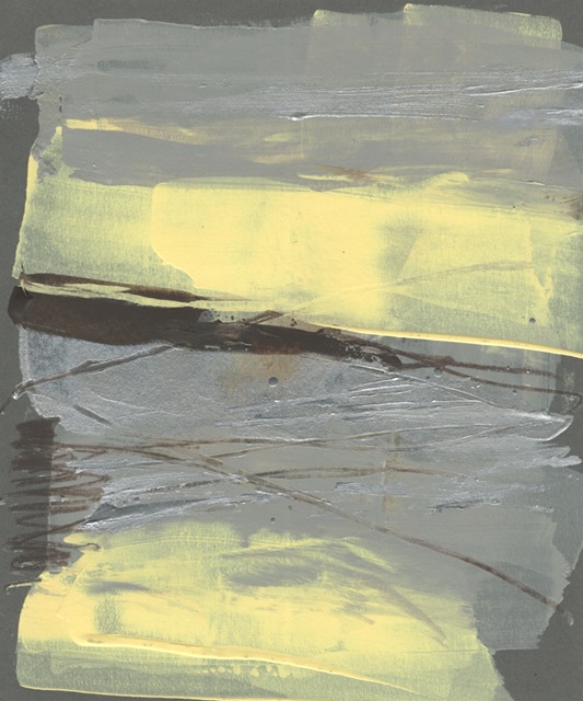 Unembellished Lemon & Silver Swipe