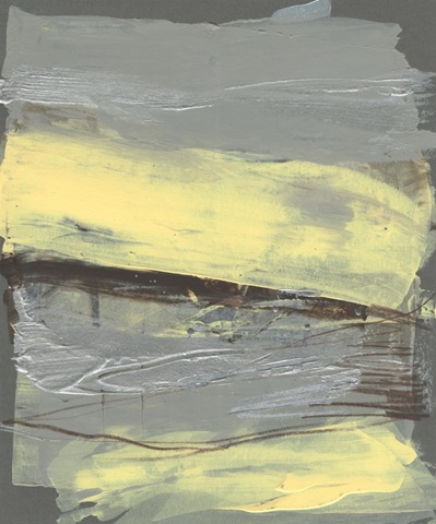 Unembellished Lemon & Silver Swipe