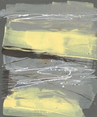 Lemon & Silver Swipe I
