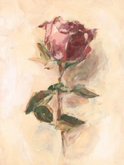 Painterly Rose Study I