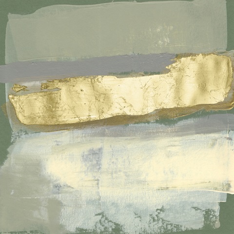Sage & Gold Swipe IV