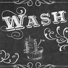 Vintage Laundry Signs I