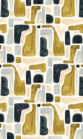 Brushy Shapes Collection E