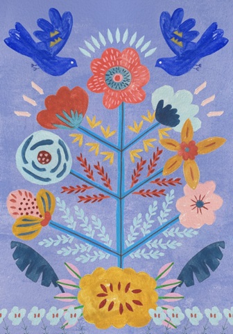 Embroidered Garden Collection B